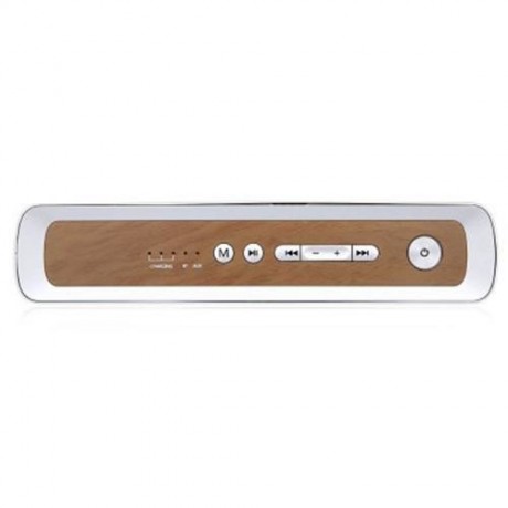 PINSHOW GOLDENTIME COWHIDE STRAP PORTABLE BLUETOOTH 4.0 WIRELESS SPEAKER SUPPORT POWER BAN