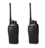 2PCS BAOFENG BF-888S WALKIE TALKIE WITH HIGH BRIGHTNESS FLASHLIGHT (BLACK)