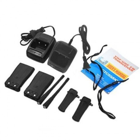 2PCS BAOFENG BF-888S WALKIE TALKIE WITH HIGH BRIGHTNESS FLASHLIGHT (BLACK)