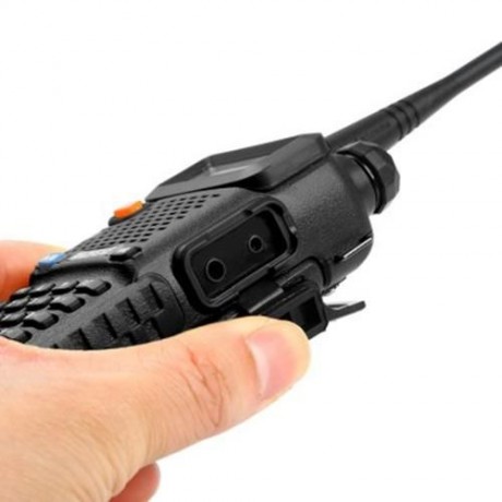 BAOFENG UV-5R VHF / UHF WALKIE TALKIE 128 CHANNEL WITH LED LIGHT (BLACK)