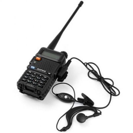 BAOFENG UV-5R VHF / UHF WALKIE TALKIE 128 CHANNEL WITH LED LIGHT (BLACK)