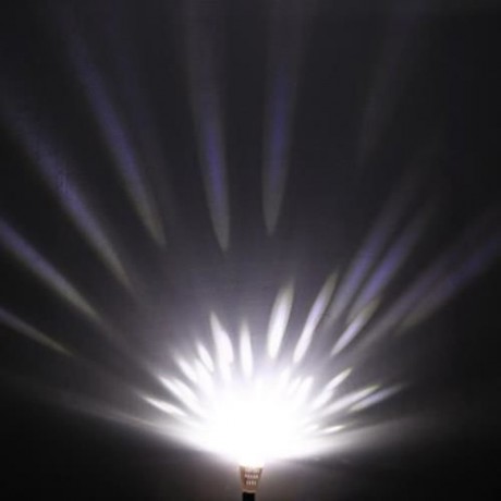 E27 3W RGB LED AUTO ROTATING BULB PARTY LIGHT PROJECTOR LIGHTING (WHITE LIGHT)