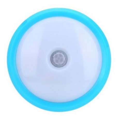 UNIVERSAL LED NIGHTLIGHT 0.5W LIGHT SENSOR HUMAN BODY MOTION LAMP (BLUE)