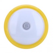 UNIVERSAL LED NIGHTLIGHT 0.5W LIGHT SENSOR HUMAN BODY MOTION LAMP (WHITE AND YELLOW)
