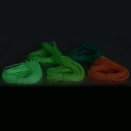 15M NYLON LUMINOUS REFLECTIVE 9 CORE PARACHUTE CORD STRING 550LBS CAMPING HIKING ROPE (PIN