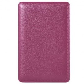 AIEK Q1 1.0 INCH ULTRA-THIN CARD PHONE FM AUDIO PLAYER SOUND RECORDER ALARM (PINK)