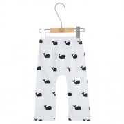 CUTE SHARK PRINTED LESIURE CHILDREN TROUSERS (WHITE)