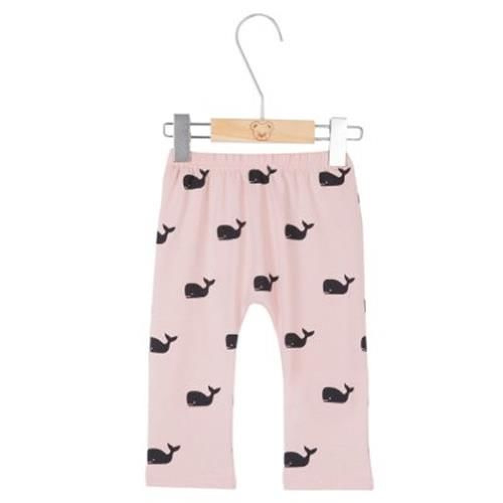 CUTE SHARK PRINTED LESIURE CHILDREN TROUSERS (PINK)