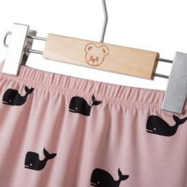 CUTE SHARK PRINTED LESIURE CHILDREN TROUSERS (PINK)