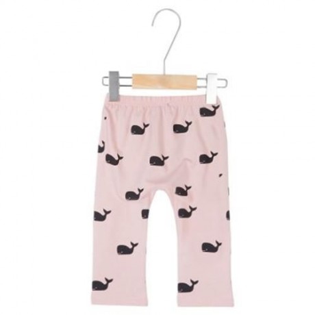 CUTE SHARK PRINTED LESIURE CHILDREN TROUSERS (PINK)