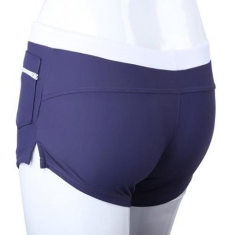 NYLON MALE SKIN COMPRESSION SWIMWEAR SWIM TRUNKS FOR SWIMMING (DEEP BLUE)