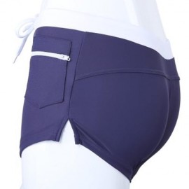 NYLON MALE SKIN COMPRESSION SWIMWEAR SWIM TRUNKS FOR SWIMMING (DEEP BLUE)