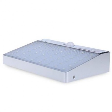 48 LEDS SOLAR POWERED MOTION SENSOR LIGHT FOR STREET (SILVER)