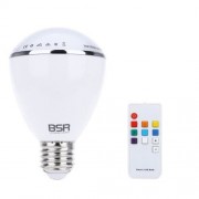 E27 6W INTELLIGENT REMOTE CONTROL COLORFUL SMART LED LIGHT BULB (COLORFUL)