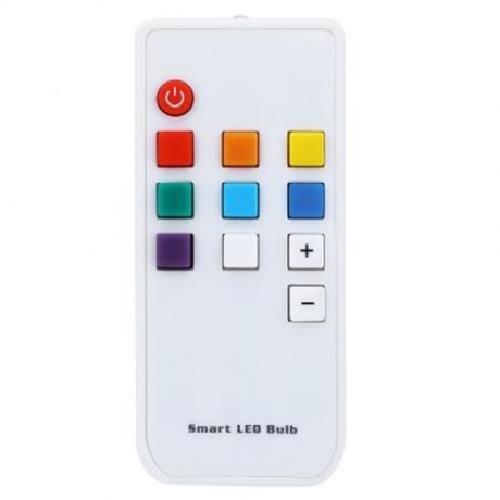 E27 6W INTELLIGENT REMOTE CONTROL COLORFUL SMART LED LIGHT BULB (COLORFUL)