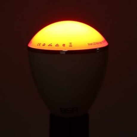 E27 6W INTELLIGENT REMOTE CONTROL COLORFUL SMART LED LIGHT BULB (COLORFUL)