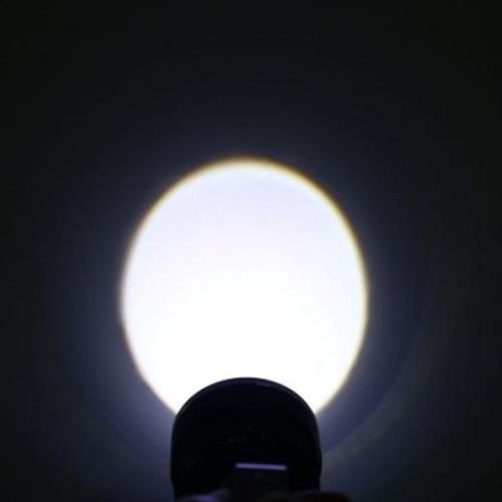 SKYWOLFEYE E663 CREE XPE 3W 500LM LED PORTABLE FLASHLIGHT WITH STRAP (BLACK)