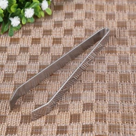 HARMLESS FISH BONE TWEEZERS PINCERS CLIP NIP HAIR REMOVAL (SILVER)