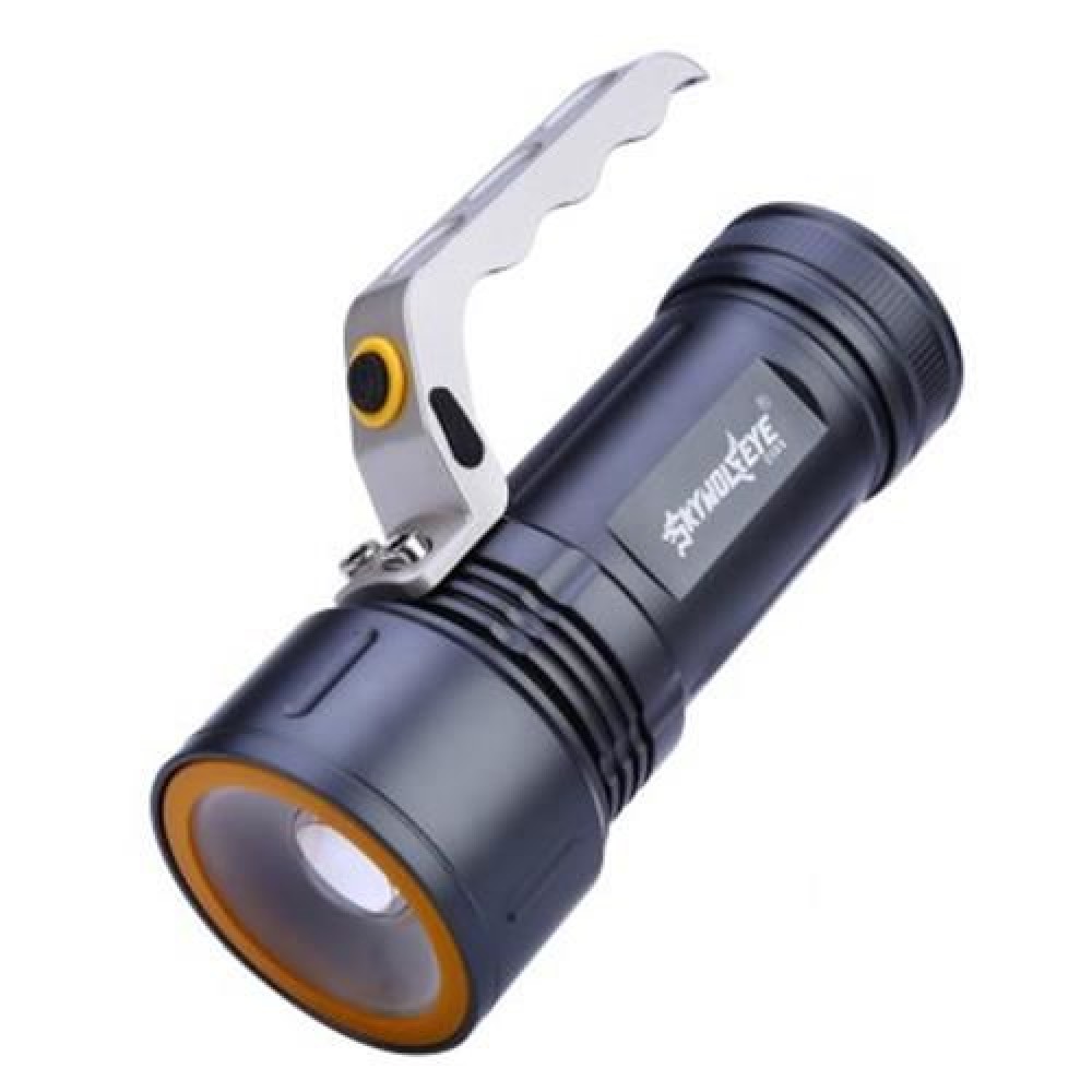 SKYWOLFEYE E688 SEARCHLIGHT CREE XPE LED 3W 500LM TORCH 3-MODE FLASHLIGHT (SILVER GRAY) SKYWOLFEYE E688 SEARCHLIGHT CREE XPE LED 3W 500LM TORCH 3-MODE FLASHLIGHT (SILVER GRAY)