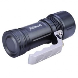 SKYWOLFEYE E688 SEARCHLIGHT CREE XPE LED 3W 500LM TORCH 3-MODE FLASHLIGHT (SILVER GRAY)