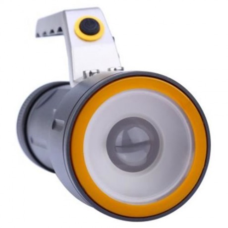 SKYWOLFEYE E688 SEARCHLIGHT CREE XPE LED 3W 500LM TORCH 3-MODE FLASHLIGHT (SILVER GRAY)