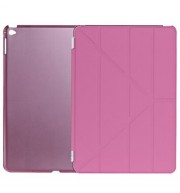 ULTRA SLIM REMOVABLE PU LEATHER PC BACK COVER SMART SLEEP MULTI-FOLDING STAND FOR IPAD AIR