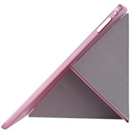 ULTRA SLIM REMOVABLE PU LEATHER PC BACK COVER SMART SLEEP MULTI-FOLDING STAND FOR IPAD AIR