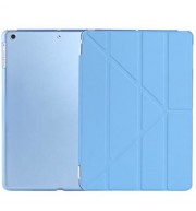 ULTRA SLIM REMOVABLE PU LEATHER PC BACK COVER SMART SLEEP MULTI-FOLDING STAND FOR IPAD AIR