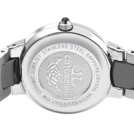 LOTUSMAN DL895TXA WOMEN QUARTZ WATCH CALENDAR ARTIFICIAL DIAMOND DIAL WATER RESISTANCE WRI