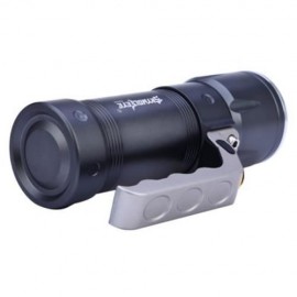 SKYWOLFEYE E3406 CREE XPE LED SEARCHLIGHT 3W 500LM FLASHLIGHT 3-MODE TORCH (BLACK GREY)