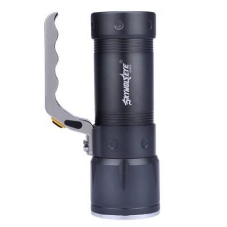 SKYWOLFEYE E3406 CREE XPE LED SEARCHLIGHT 3W 500LM FLASHLIGHT 3-MODE TORCH (BLACK GREY)