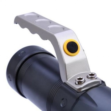 SKYWOLFEYE E3406 CREE XPE LED SEARCHLIGHT 3W 500LM FLASHLIGHT 3-MODE TORCH (BLACK GREY)