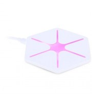 QI WIRELESS QUICK MAGIC DAZZLE HEXAGRAM CHARGING PAD (WHITE)