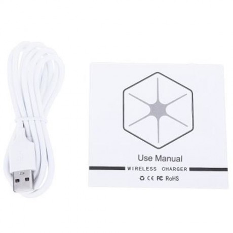 QI WIRELESS QUICK MAGIC DAZZLE HEXAGRAM CHARGING PAD (WHITE)