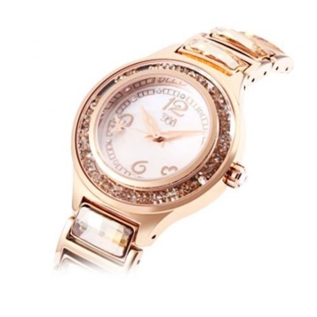 PRINCESS BUTTERFLY HL591 FEMALE QUARTZ WATCH SOLID DIAMOND MIRROR ARTIFICIAL RHINESTONE ST