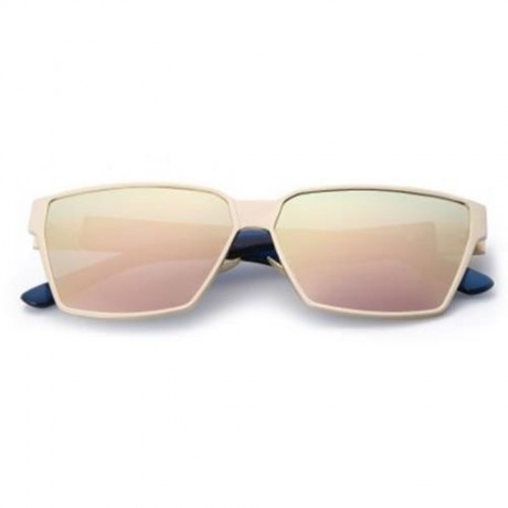 OVERSIZE UNISEX COLOR COATED SQUARE FRAME SUNGLASSES (#3)