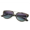VINTAGE LADIES ROUND FRAME GRADIENT SUNGLASSES (#3)