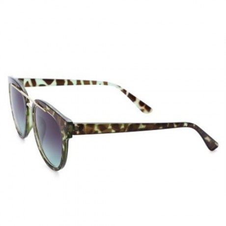 VINTAGE LADIES ROUND FRAME GRADIENT SUNGLASSES (#3)