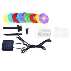 MULTI COLOR MINI NYLON LED STRING PATIO LIGHTS (COLORFUL)