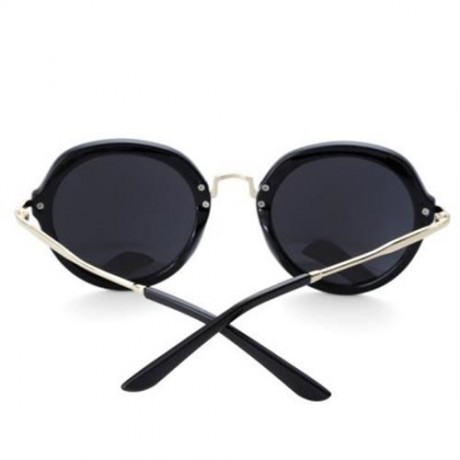 STYLISH LADIES ROUND FRAME GRADIENT SUNGLASSES (#3)