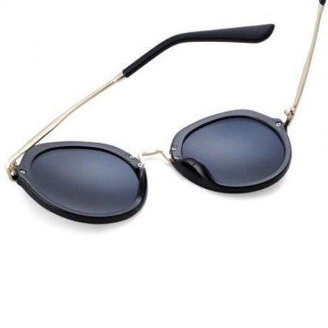 STYLISH LADIES ROUND FRAME GRADIENT SUNGLASSES (#3)