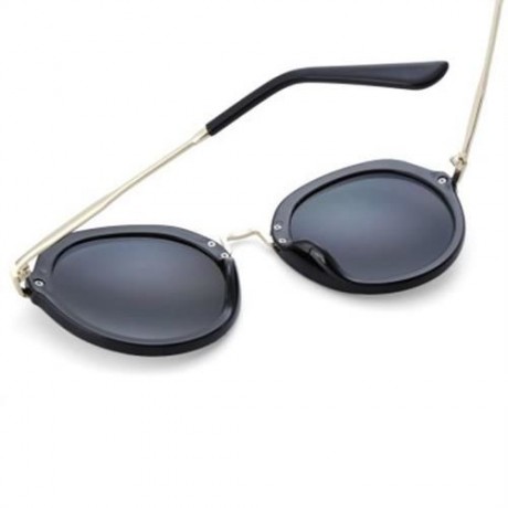 STYLISH LADIES ROUND FRAME GRADIENT SUNGLASSES (#4)