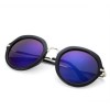 STYLISH LADIES ROUND FRAME GRADIENT SUNGLASSES (#5)