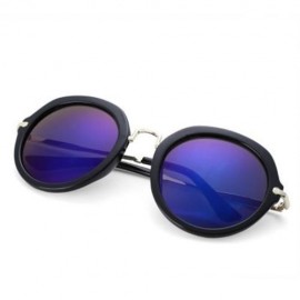 STYLISH LADIES ROUND FRAME GRADIENT SUNGLASSES (#5)