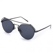 HOLLOW COLOR COATED IRREGULAR FRAME WOMEN SUNGLASSES (#1)
