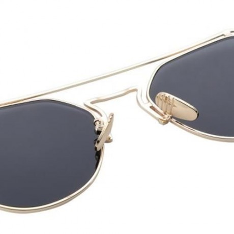 HOLLOW COLOR COATED IRREGULAR FRAME WOMEN SUNGLASSES (#3)