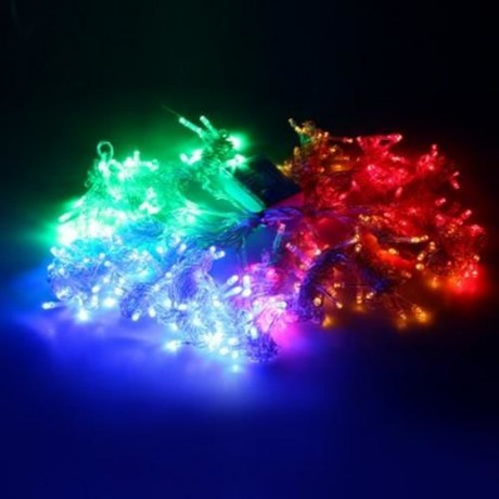 304 LEDS CHRISTMAS STRING FAIRY LIGHT WINDOW CURTAIN LIGHTING (COLORFUL)