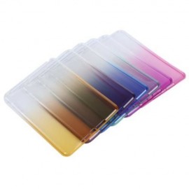 TPU TABLET BACK COVER GRADIENT COLOR CASE FOR IPAD MINI 1 / 2 / 3 (DEEP PINK)