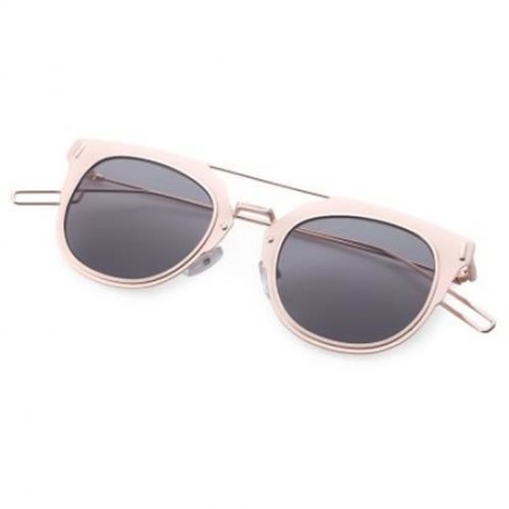 STYLISH COLOR COATED ROUND SIMPLE DESIGN WOMEN SUNGLASSES UV400 (#1)