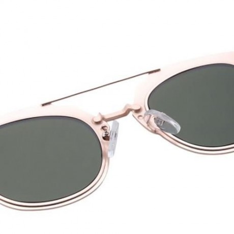 STYLISH COLOR COATED ROUND SIMPLE DESIGN WOMEN SUNGLASSES UV400 (#1)